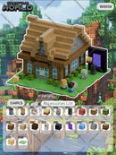 Kit de Blocos Magnéticos Estilo Pixel – Mundo Mine para Crianças 3+ | Brinquedo Educativo STEM com Cubos e Base de Montar