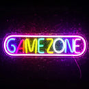 Placa Neon "Game Area" – Letreiro Decorativo para Quarto Gamer, Bar, Sala de Jogos e Presentes