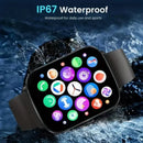 Smartwatch 2024 Bluetooth Chamadas – Tela 1.73" Full Touch, À Prova d’Água, Relógio Inteligente Esportivo Unissex, Fitness Tracker PK GTS4 Pro