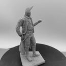 Miniatura Resina 1/24 (75mm) Caçador de Recompensas – Kit Modelo Não Pintado DIY Colecionáveis