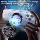 Cooler Magnético SL17 para Celular – 2 em 1 com Clipe Traseiro | Ventoinha Semicondutora de Resfriamento Rápido para Jogos em iPhone e Android