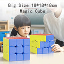 Cubo Mágico Gigante 18x18x18cm – Super Cubo 3x3 Profissional de Velocidade para Crianças