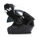Capacete Modular Flip-Up Personalizado – Dual Lens, Full Face para Motocross e Moto, Unissex, Estilo Moderno