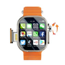 Smartwatch CDS9 Ultra com Câmera Giratória e 4G – Android 9.0, Google Play, Versão Global Original