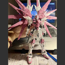 Gundam MG Freedom 2.0 1/100 – Versão Cherry Blossom com Efeitos Mágicos e Adesivos Exclusivos | Modelo Montável para Colecionadores