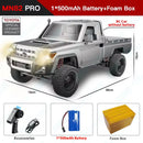Caminhonete RC 4x4 Escala 1:12 ZWN MN82 PRO – Faróis Controláveis, 2.4G, Off-Road Potente, Brinquedo de Aventura para Crianças