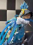 Figura Dragon Ball Broly vs Gogeta 23cm – Estátua Anime em PVC | Colecionável para Decoração e Presente