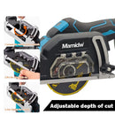 Esmerilhadeira Angular Elétrica Sem Fio Brushless – Máquina de Corte e Polimento com Display Digital | Compatível com Bateria Makita