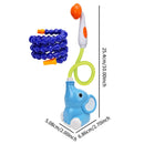 Chuveirinho de Banho Elefante para Bebês – Brinquedo de Banho com Bomba de Água e Mangueira