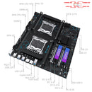 Placa-Mãe MACHINIST X99 MD8 E-ATX | Suporte Dual CPU Xeon LGA 2011-3 | 8 Slots DDR4 | NVMe M.2 | USB 3.0