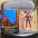 Action Figure Spider-Man SHF – Modelo Articulado do Peter Parker | Colecionável de PVC do Filme Homecoming