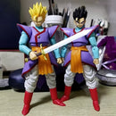 Action Figure Dragon Ball Kaioshin & Son Gohan – SHF Supreme Kai Deus da Criação Anime PVC 15cm Colecionável