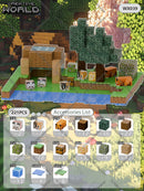 Kit de Blocos Magnéticos Estilo Pixel – Mundo Mine para Crianças 3+ | Brinquedo Educativo STEM com Cubos e Base de Montar