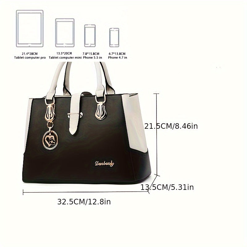 Bolsa de Ombro Feminina Elegante – Design Sofisticado com Alça Dupla e Espaço Interno Amplo