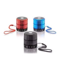 Caixa de Som Bluetooth Mini Portátil com USB, Rádio FM, Entrada P2, Cartão SD e MP3 – Som Potente e Leve