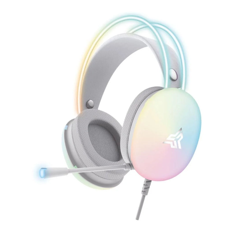 Headset Gamer In-Ear com LED, Microfone Ajustável e Som Envolvente – Bluetooth + Cabo 3.5mm USB, Compatível com PC/Console/Smartphone