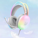 Headset Gamer In-Ear com LED, Microfone Ajustável e Som Envolvente – Bluetooth + Cabo 3.5mm USB, Compatível com PC/Console/Smartphone