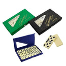 Jogo de Dominó Clássico com 28 Peças + Estojo – Diversão para Família e Amigos | Estratégia, Lazer e Concentração