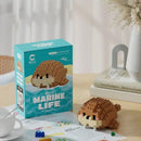 Blocos de Montar Mini Animais do Mundo Marinho – Brinquedo Educativo Criativo Compatível com LEGO®