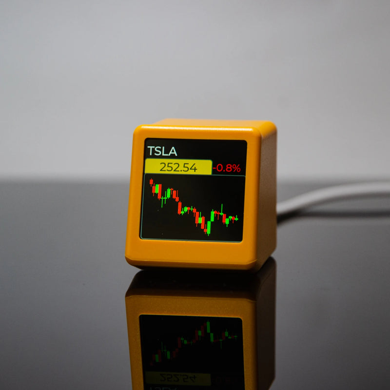 GeekMagic NerdMiner – Monitor Inteligente de Criptomoedas, Ações, Câmbio e Clima com Relógio Digital
