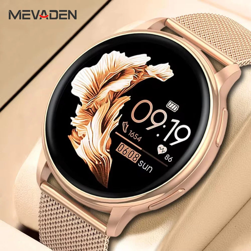 Smartwatch MEVADEN Y22 – Chamadas Bluetooth, Monitor Cardíaco, Fitness Tracker, Esporte e Saúde, Compatível com Android e iOS, Mostrador Personalizável