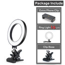 Ring Light LED com Tripé e Suporte para Celular – Iluminação Profissional para Fotos, Vídeos, Lives e Maquiagem