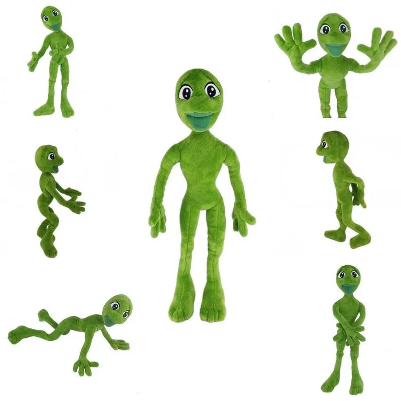 Boneco de Pelúcia Alienígena Verde Dançante – Brinquedo Divertido Infantil e Suporte para Celular