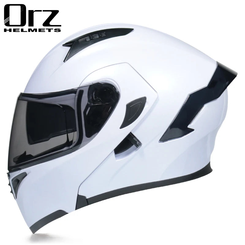 Capacete Modular Flip-Up para Moto – Full Face com Dupla Viseira, Alta Qualidade e Certificação DOT