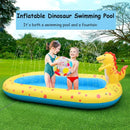 Piscina Inflável Infantil com Spray de Água - Diversão Refrescante com Dinossauros!