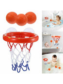 Brinquedo de Banho Infantil – Cesta de Basquete com 3 Bolinhas | Tema Dinossauro | Para Banheira e Área Externa