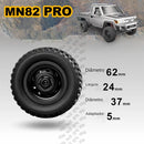Caminhonete RC 4x4 Escala 1:12 ZWN MN82 PRO – Faróis Controláveis, 2.4G, Off-Road Potente, Brinquedo de Aventura para Crianças
