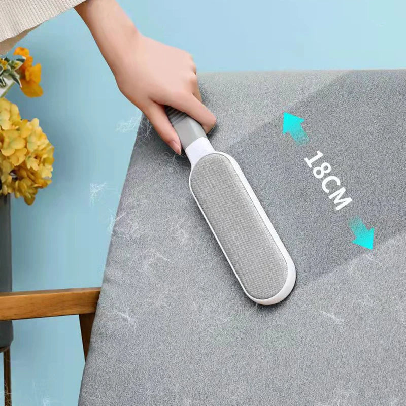 ✅ Escova Eletrostática Dupla Face para Pelos de Pets – Ideal para Sofá, Roupas e Carpetes 🐾 Tira Pelos Manual Sem Fio – Perfeita para Gatos, Cachorros e Ambientes com Estofados!