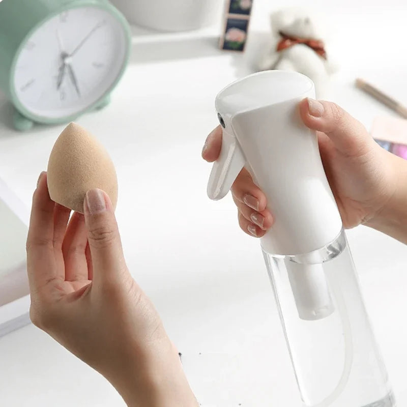 Pulverizador de Alta Pressão com Névoa Contínua – Ideal para Cabelos, Maquiagem e Uso Diário