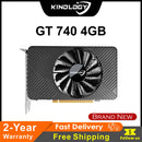 Kinology NVIDIA GT 740 4GB GDDR5 128Bit Placa de Vídeo PCI-E 3.0 com HDMI, VGA e DVI para Gaming e Multimídia