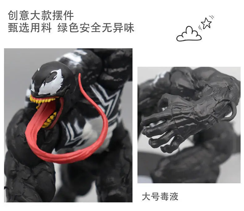 Action Figure Marvel Venom Spider-Man – Boneco Decorativo e Brinquedo de Ação – Presente de Aniversário