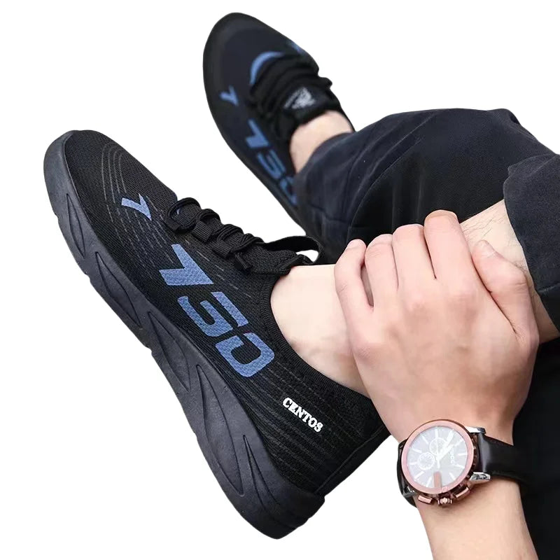Tênis Masculino Casual Esportivo – Leve, Confortável e Respirável para Corrida, Caminhada e Uso no Verão