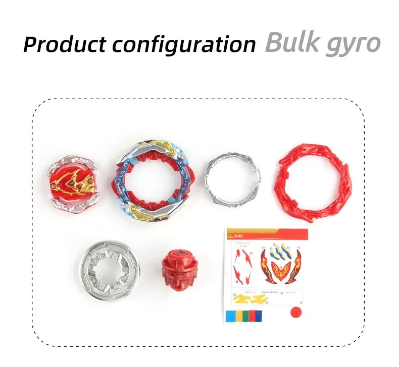 Beyblade B-201 Zest Achilles – Trompo 3 em 1, Sem Lanzador