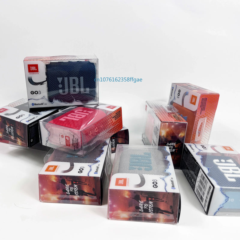 Caixa de Som JBL GO 3 Original Bluetooth Portátil à Prova d’Água – Graves Potentes para Festa, Esporte e Viagem