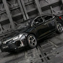 Miniatura Toyota Corolla 1:32 – Liga Metálica com Portas Abertas, Luz e Som, Sistema Pull Back, Coleção e Presente Infantil