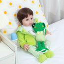 Boneco Reborn Menino 48cm – Corpo Inteiro de Silicone que Pode Ir ao Banho | Envio Rápido do Brasil