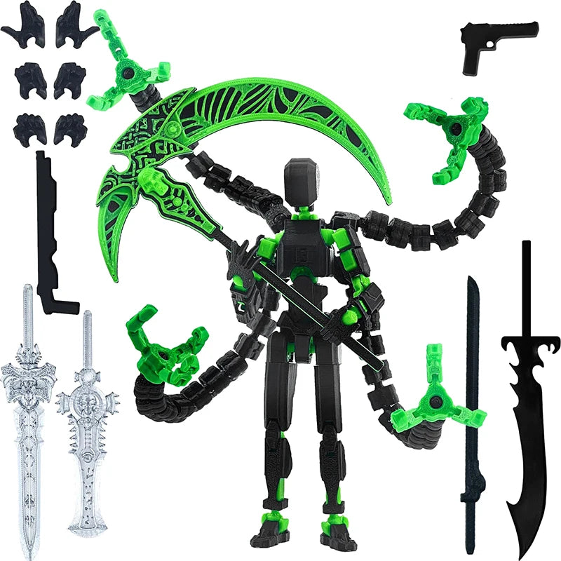 Boneco Articulado 3D Dummy13 – Brinquedo Montável Multiarticulado