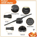 Projetor Holográfico 3D de 42cm com Wi-Fi – Ventilador LED Rotativo com Controle Remoto, Exibição de Vídeos, Logotipos e Ícones Personalizados