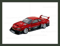 Modelo de Carro Esportivo 1/24 em Liga – Wide Body com Luzes e Som de Motor