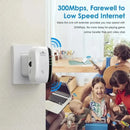 Repetidor Wi-Fi 300Mbps – Amplificador de Sinal Wireless, Extensor de Rede, Roteador Portátil EU/US Plug