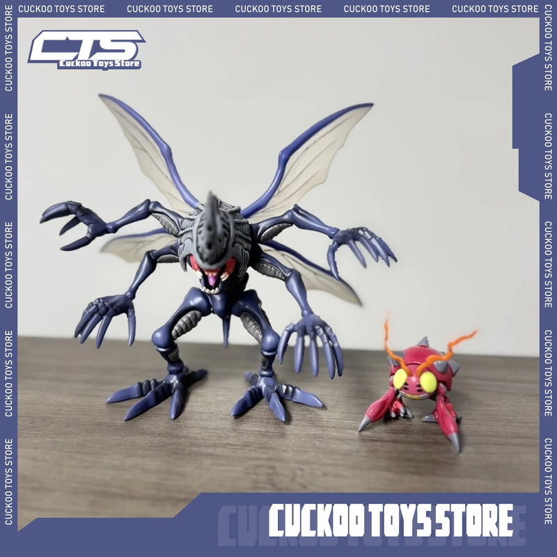 Figura Digimon Kabuterimon/Tentomon em PVC – Colecionável, Decoração de Mesa e Brinquedo Infantil