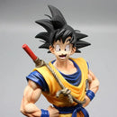 Estátua Goku Dragon Ball – Super Saiyajin com Nuvem Voadora | Figura Colecionável em PVC