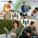 Microfone de Lapela Estéreo Sem Fio com Cancelamento de Ruído e Case Carregadora – Ideal para Entrevistas, Lives e Gravações ao Ar Livre