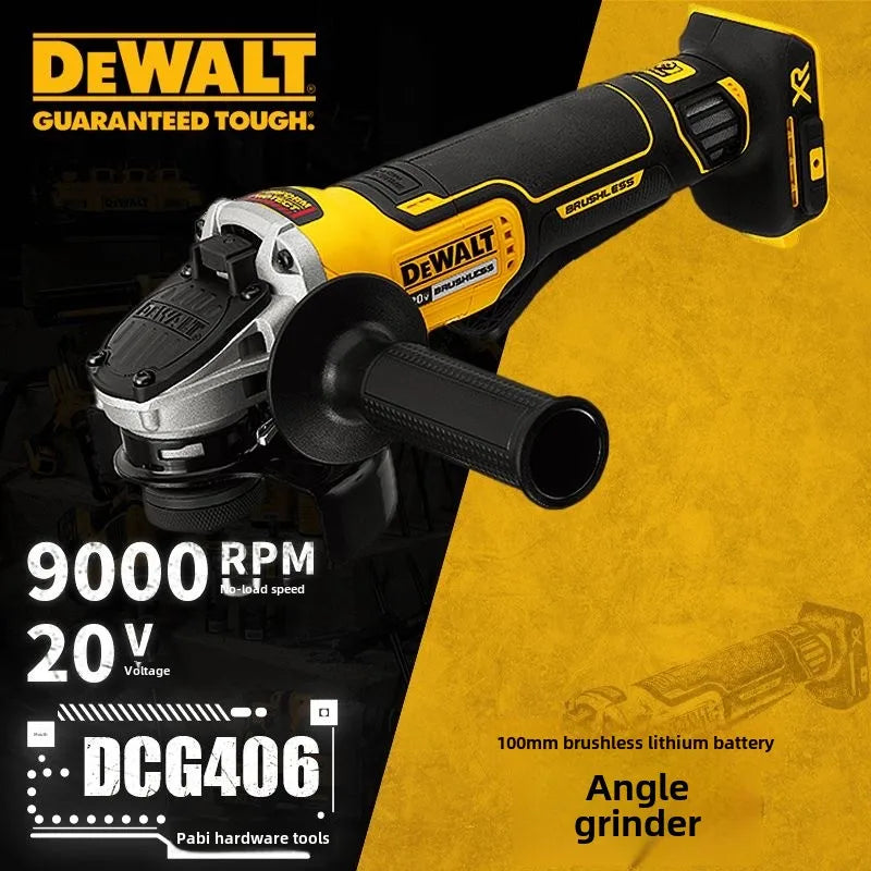 Esmerilhadeira Angular Sem Fio Dewalt DCG406 – 125mm, 9000RPM, Motor Brushless | Compatível com Bateria 20V Dewalt