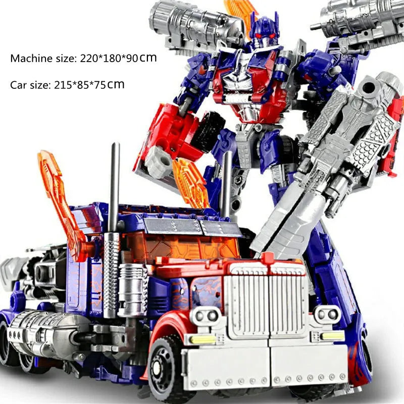 Action Figure Transformável YS04A – Robô Carro de Liga e Plástico – Inspirado em Anime e Filme – Presente de Aniversário para Crianças