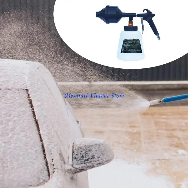 Pulverizador de Espuma A70F – 1L com Fluxo de Ar Ajustável e Cabo Ergonômico | Ferramenta Profissional para Limpeza e Detalhamento